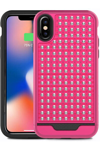 Zizo Husă spate silicon / plastic roz (iPhone X / Xs)
