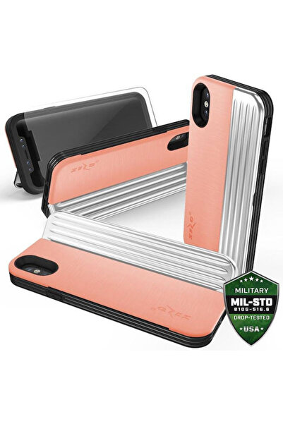 Zizo Husă spate din sticlă securizată / plastic portocaliu (iPhone X / Xs)