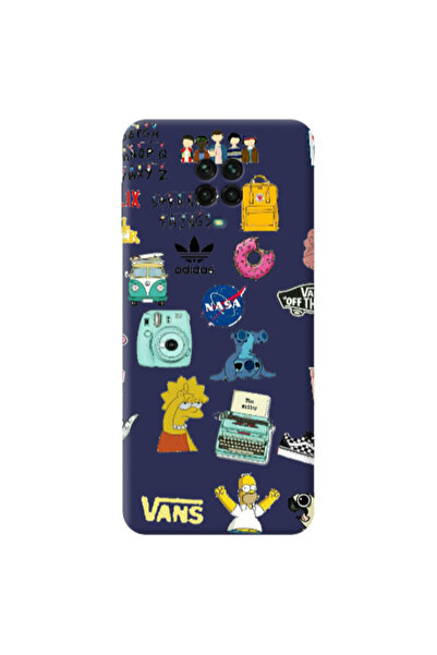 Other Xiaomi Redmi Note 9 Pro Mixed up 3 Dark blue Colored Silicone TPU Θήκη