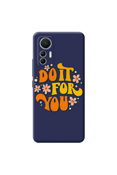Other Xiaomi Mi 12 Lite Do it For You Dark blue Colored Silicone TPU Θήκη