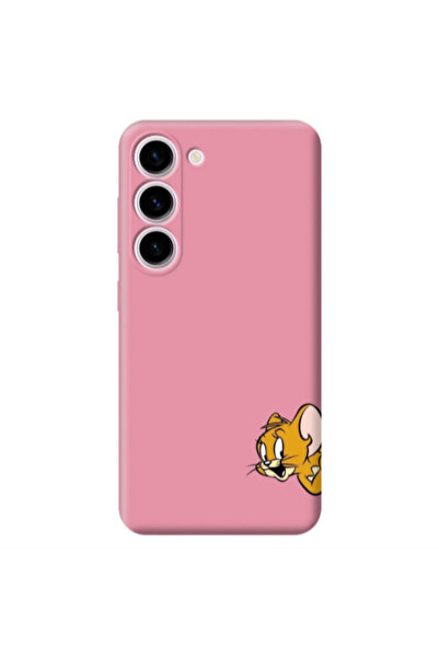 Other Samsung S23 Plus Jerry 2 Pink Colored Silicone TPU Θήκη