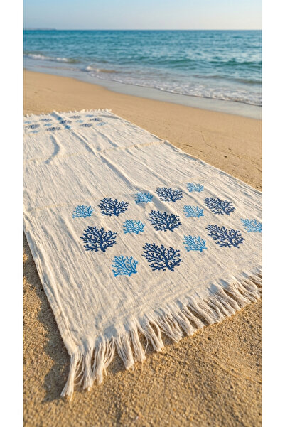RH Rosehan 100% Cotton 4 Layer Muslin Fabric Beach Towel / Peshtemal / Bath /...