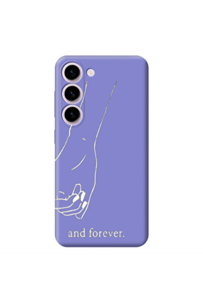 Other Samsung S23 Plus And forewer Purple Colored Silicone TPU Θήκη