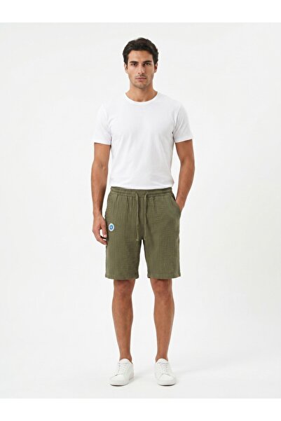 Mulberry Coast Men's 100% Cotton Muslin Shorts – Breathable, Lightweight, Tex...