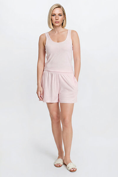 AC&Co / Altınyıldız Classics Women's Pink Soft Textured Standard Fit Elastic ...