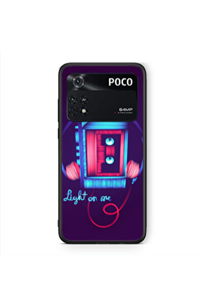 Other Xiaomi Poco M4 Pro 4G Light on me Black Glossy Θήκη