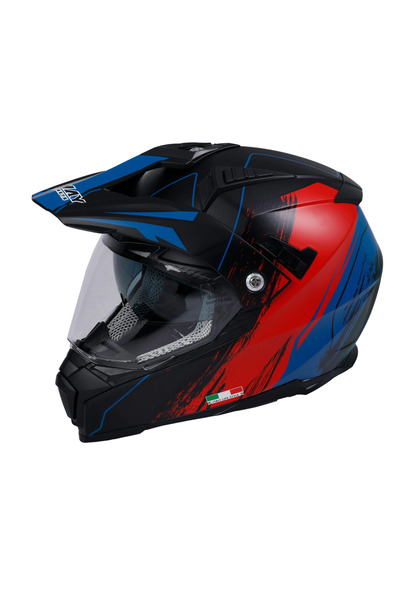 Sway SW X60 SAND Black Red Cross Kask