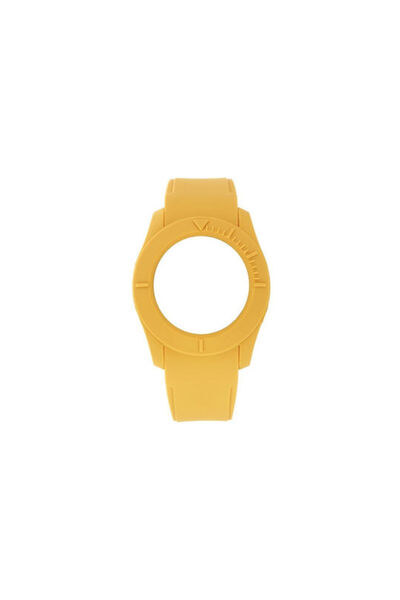 Other WATX & CO Λουράκι από καουτσούκ κίτρινο 38mm