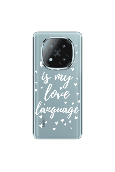 Other Xiaomi Redmi Note 14 Pro + 5g Coffe is my love language Transparent Sil...