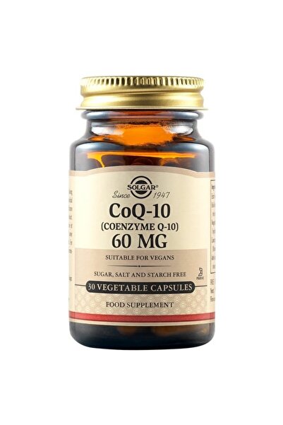 Solgar Συνένζυμο Q10 60mg 30 Κάψουλες Φυτικής Προέλευσης