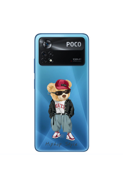 Other Xiaomi Poco X4 Pro Hip hop style Transparent Silicone TPU Θήκη