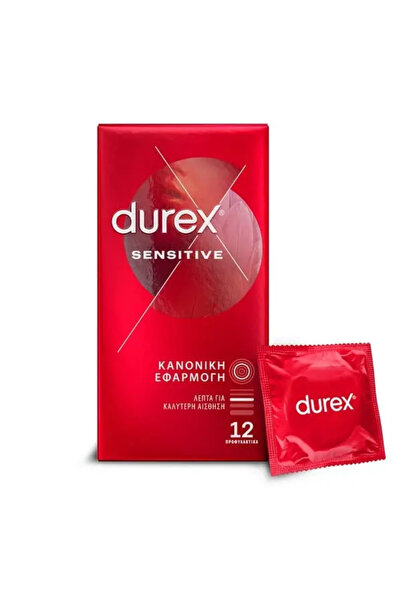 Durex Προφυλακτικά Ευαίσθητα 12 Τεμάχια