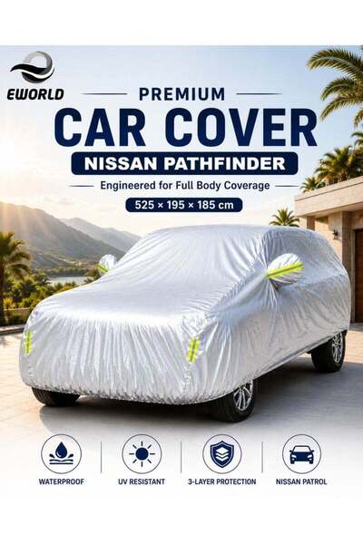 zeetwo Waterproof UV Resistant Full Car Cover for Nissan Pathfinder - All Wea...
