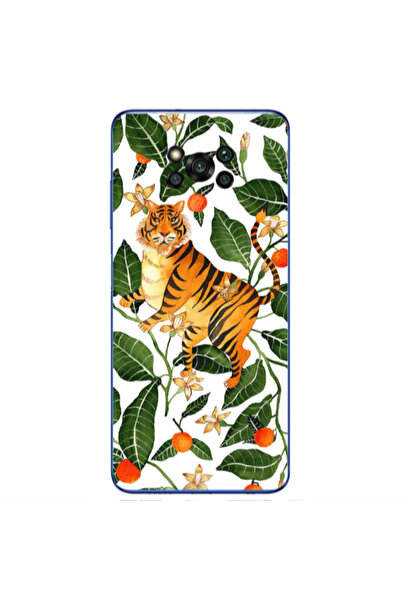 Other Xiaomi Poco X3 /X3 Pro Flower Leopard and Laves Transparent Silicone TP...