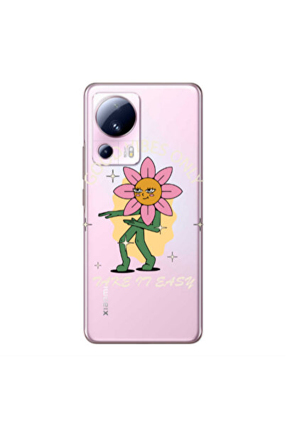Other Xiaomi Mi 13 Lite Good Vibes Only Transparent Silicone TPU Θήκη