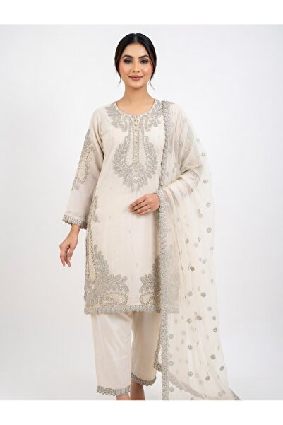 Bella Design Luxury Silk Embroidered Kameez Set