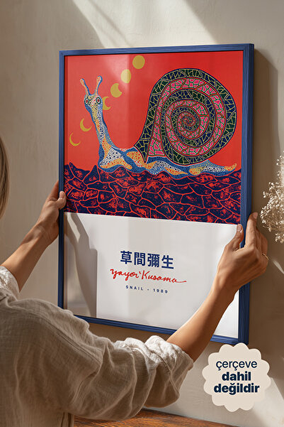 Persona Istanbul Yayoi Kusama "Snail, 1989" - Sanat Posteri (Çerçevesiz)
