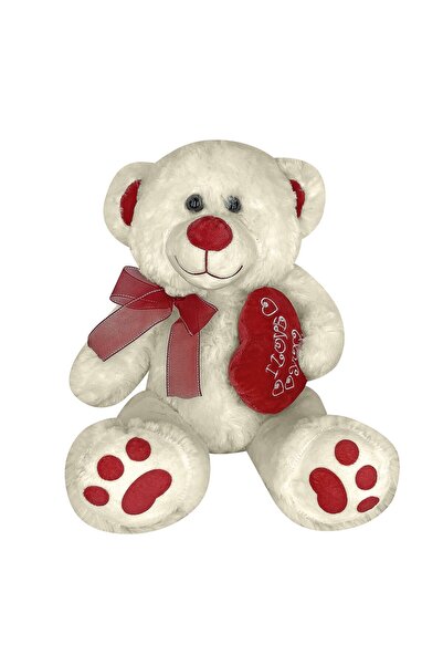 ToyMarkt Βελούδινο Αρκουδάκι με Καρδιά & Κορδέλα 35εκ. 99525