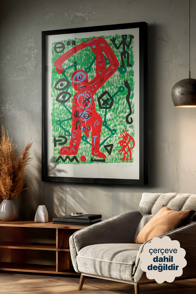Persona Istanbul A.R. Penck "Golfer" - Sanat Posteri (Çerçevesiz)