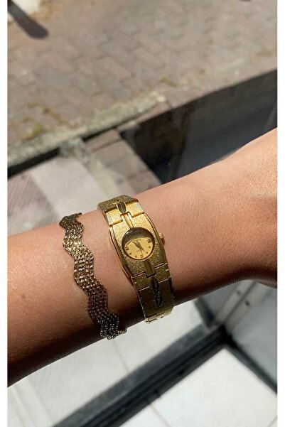 GAMZE Steel Vintage Watch and Bracelet