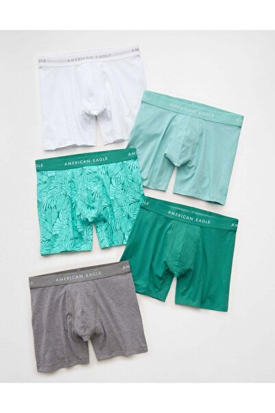 AMERICAN EAGLE AEO Men's 6" Classic Boxer Brief 5-Pack