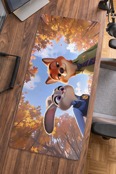 Milura Zootopia 40x90 ProControl Mouse Pad Gaming Mousepad Kaymaz Taban Büyük...