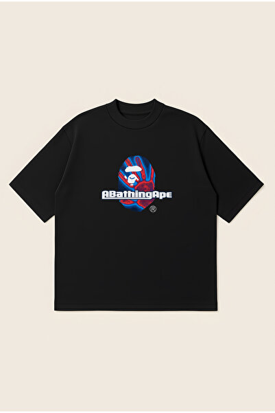 Moon Dancer A BATHING APE Μπλουζάκι με στάμπα Eli, Oversize Boxy Cut, Unisex,...