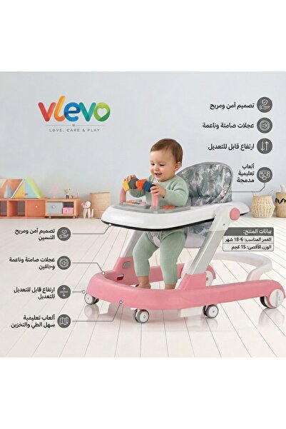 Generic Multi-functional Anti-rollover Lightweight Portable Baby Walker Rocki...