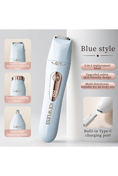 Choice1 Blue A Multifunctional Shaver, Home Underarm Hair Removal Device, Wom...