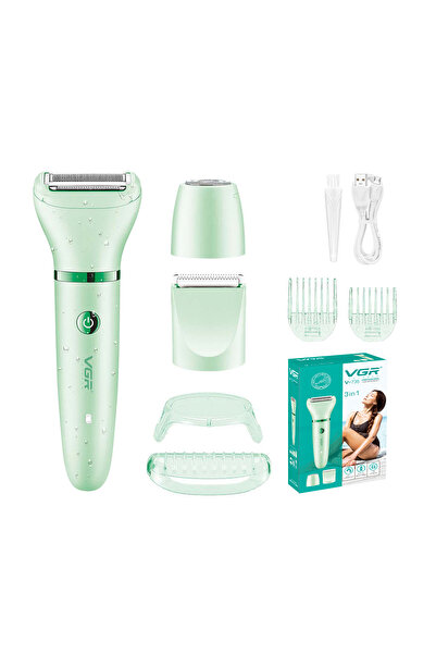 Choice 735 green VGR 735 3-in-1 Hair Removal Device for Women, Shaver for Rem...