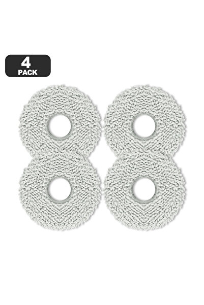 Choice 4 PACK Washable Reusable Microfiber Mop Cloth Replacement Kit For Robo...