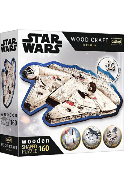 Trefl Puzzle din lemn pentru copii Star Wars, 9+ ani, 160 piese