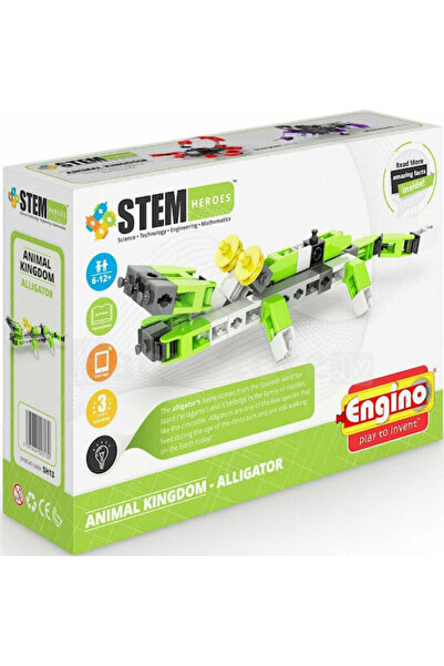 Engino Jucărie de construcție din plastic STEM Heroes Regatul Animalelor Alig...