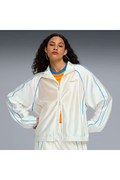 Puma FENTY X T7 Track Jacket Krem Erkek Sweatshirt