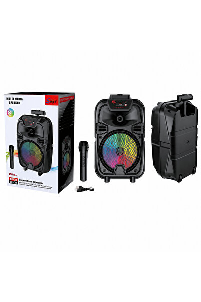 AT Performance Синг-е ®   Преносима тонколона ZQS8188, 200W PMPO, 8-инчов гов...