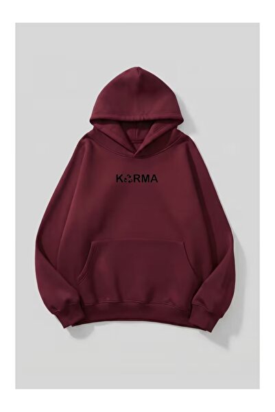ZİYMO Men's Hooded Printed Relaxed Fit Sweatshirt