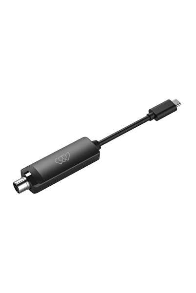 Homatics δέκτης κεραίας DVBT2TUNER για TV Box, DVB-T2, USB-C, μαύρος