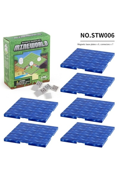 Choice1 STW006 Magnetic Base Plate Variety Baseplates Match Mine World Magnet...