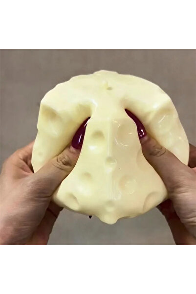 Choice 1pcs 2026Jumbo Cheese Cube Stress Ball Big Cheese Shapeable Squeeze Ba...