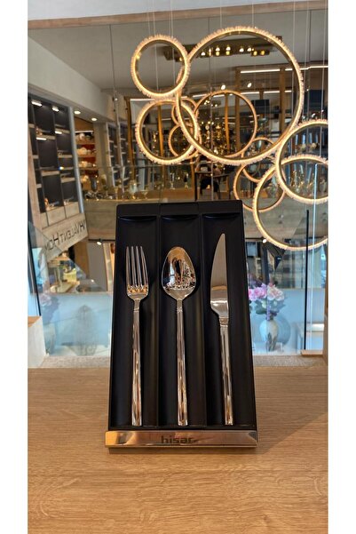 ŞİRİN VALENT HOME Hi̇sar Mi̇lano 84 Piece Fork Spoon Knife Set