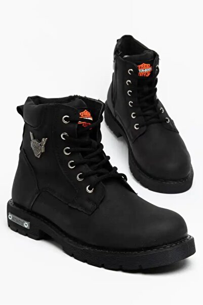 EFNANSHOES Ghete pentru bărbați rezistente la apă și frig, cu talpă anti-alun...