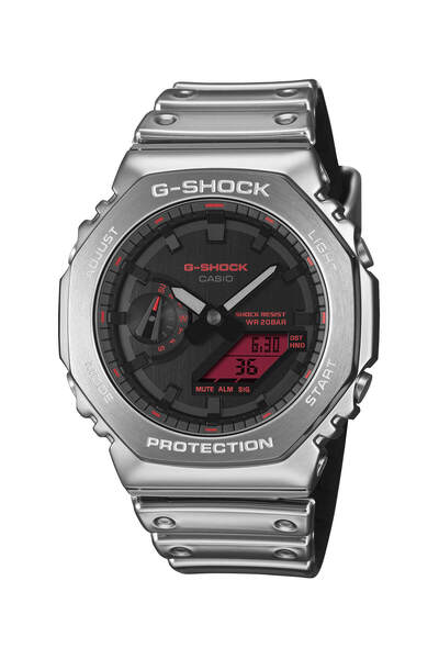 G-SHOCK Fine Metallic Series Analog-Dijital 2100 Series 44.4 mm Quartz Saat G...