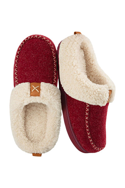 OEM Papuci de Casă pentru Femei Slip-on Călduroși Confortabili Moi Roșii 40-4...