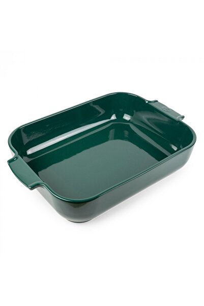 Peugeot Vas termorezistent rectangular APPOLIA 40cm, verde, ceramica naturala...
