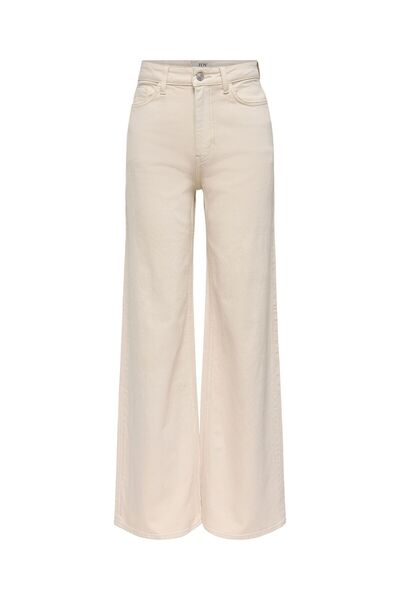 JDY Jeans mit weitem Bein JDYCARINA Hohe Taille Weiter Beinschnitt Jeans