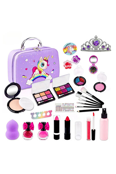 Simply Joy Set de machiaj pentru copii, Simply Joy, cu 27 de articole de mach...