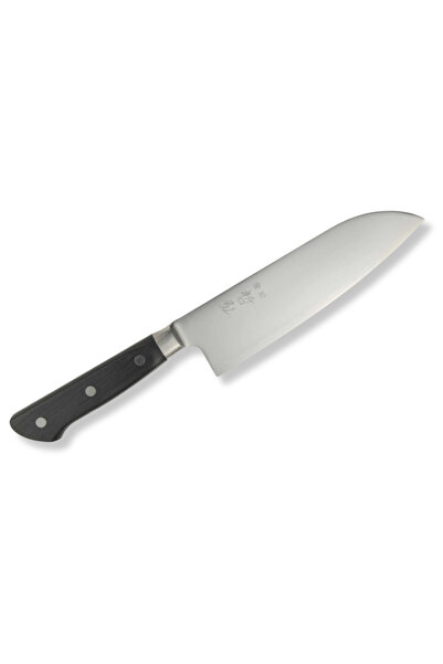 OEM Cutit de bucatarie Tetsuhiro KAS Santoku 170 mm, otel Aogami Super, maner...