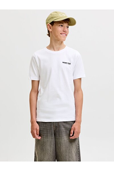 Jack & Jones Junior Tricou cu imprimeu pe spate pentru băieți