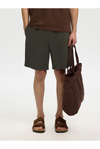 SELECTED Shorts Regular Fit Leinenmix