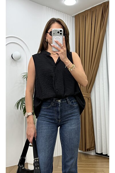 R-Style Tencel Tie-Dye Detailed Blouse